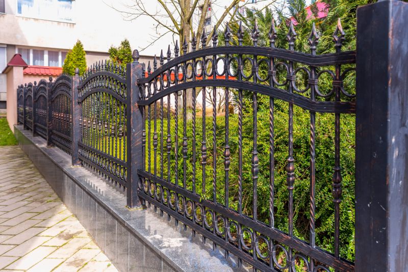 Custom Iron Fence Installation