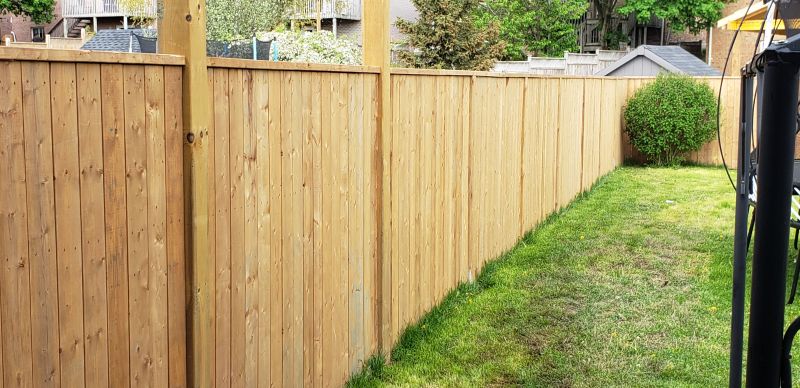 New Wooden Fence