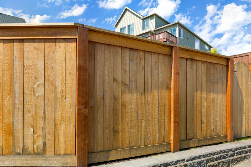 Solid Board Fence Installation